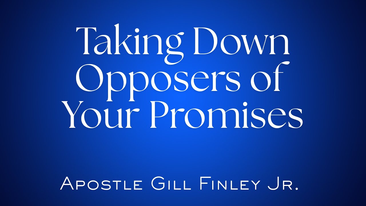 Taking Down Opposers of Your Promises - YouTube