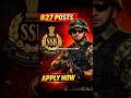 SSB Constable Tradesman Recruitment 2026 🔥 827 Vacancy | 10th Pass Govt Job | Apply Now #latestjobs