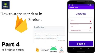 How to store userdata in firebase using android for beginners||firebase firestore tutorial || part4