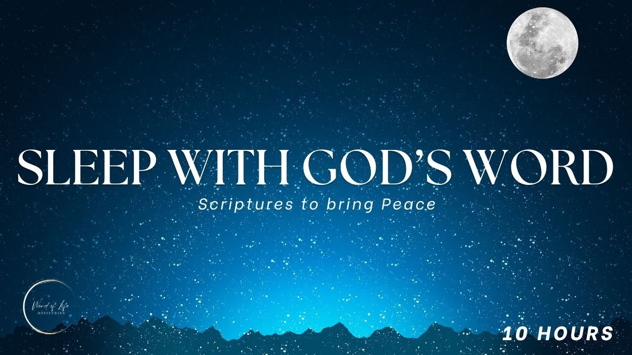 10 Hours of Bible Verses for Peace & Sleep | Audio Scripture with Soothing Worship Music