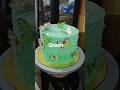 green 💚 lover chocolate cake. #cake #viralvideo #cakedecorating .