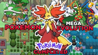 COMPLETED Pokemon GBA Rom with All Mega Evolution, 800+ Pokemon, All Alolan Forms and More!