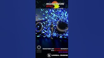 05 Niagara Tunnel effect using only a texture in Unreal Engine