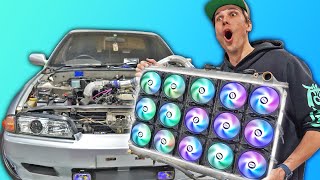 Cooling My Car with RGB COMPUTER FANS?!?