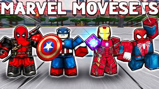 TROLLING Using MARVEL MOVESETS in ROBLOX Heroes Battlegrounds
