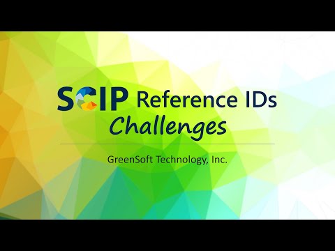 SCIP Portal Reference IDs