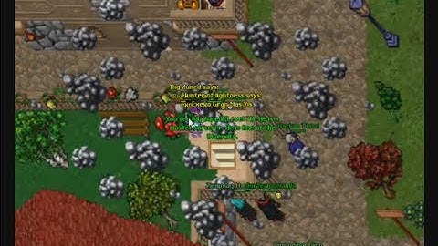 #002 [TIBIA] Titania - Hunter of lightness 55MS vs some 80+ lvls [01.09.2009]