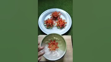 Thumbnail of Cara membuat garnish tomat#shorts