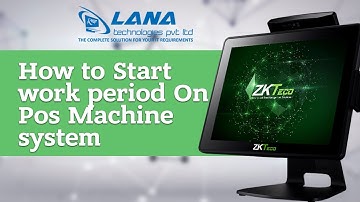 How to Start work period On Pos Machine - ZKTeco POS Machine by Lana Technologies (Malayalam, India)