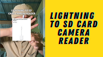 SHARING 30 SECONDS : LIGHTNING TO SD CARD CAMERA READER