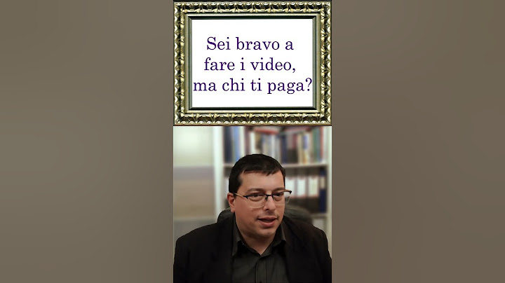 Sei bravo a fare i video, ma chi ti paga? - 684