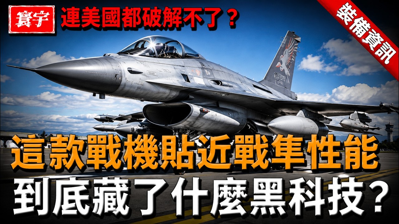 連美國都破解不了?這款戰機貼近戰隼性能,到底藏了什麼黑科技?#台灣 #台灣軍事 #台灣軍武 ! 縮圖