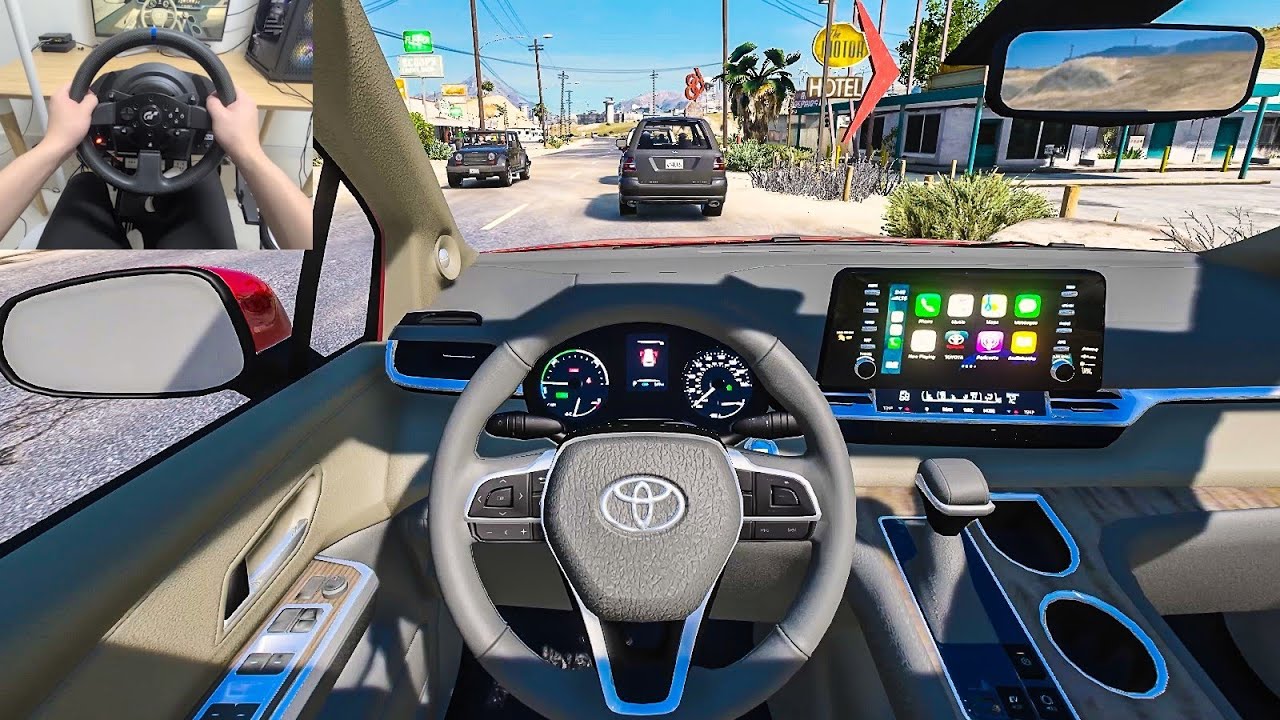GTA 5 - 2022 Toyota Sienna XSE [Steering Wheel gameplay]