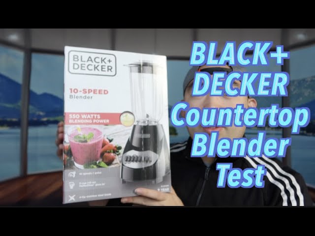 BLACK+DECKER Countertop Blender Test! Worth it? 