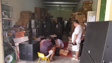 Hai Đôi ARRAY RCF Bass 40. Từ Neo về Hải Phòng cùng bác Hào. Cty0936583140