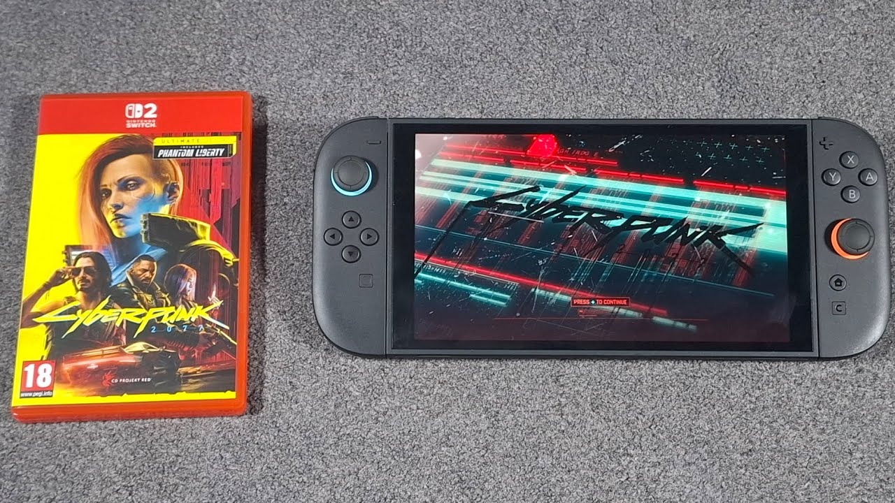 Nintendo Switch 2 Cyberpunk 2077 First Gameplay