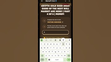 CRYPTO Gold Rush 2024 MemeFi Secret Video Code | 16 Oct #memefi #video #code #today #shorts
