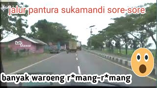 Suasana jalur pantura janem sukamandi subang sore sore,2021