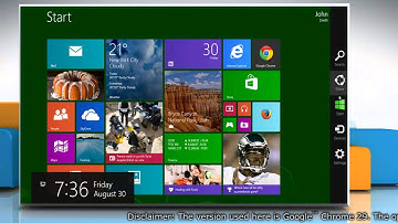 How to turn High Contrast on and off on a Windows® 8.1 PC