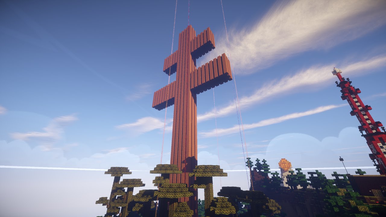 [MINECRAFT] Croix De Lorraine ( Mémorial Charles De Gaulle ) - YouTube