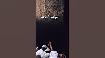 الحج أشهر معلومات فمن فرض فيهن الحج فلا رفث ولا فسوق ولا جدال في الحج (سورة البقره)