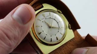 Pre-Owned Jaeger-LeCoultre Vintage Travel Memovox Clock Luxury Watch Review