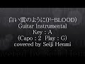 白い雲のように(F-BLOOD) Guitar Instrumental cover Seiji.H弾き語り