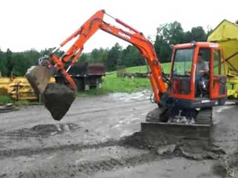 Kubota excavator