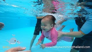 BABY SWIMMING THAILAND เปิดบ้านหลังใหม่ ตัวจิ๋วพร้อมใจโชว์ฝีมือ..