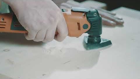 FEIN MultiMaster with sanding attachment