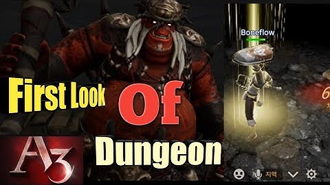 A3: Still  Alive | First look of Dungeon | New MMOPRG  | Android & iOS | Gameplay