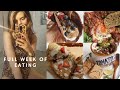 EVERYTHING I ATE IN A WEEK- balanced and healthy, eating intuitively