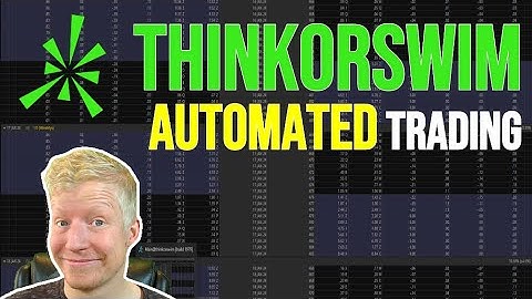 ThinkorSwim Automated Trading Tutorial for Beginners