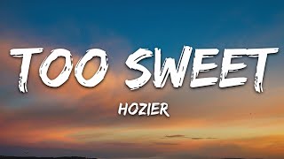 Hozier  Too Sweet (Lyrics)