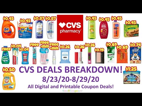 CVS Deals Breakdown 8/23/20-8/29/20! All Digital and Printable Coupon Deals!