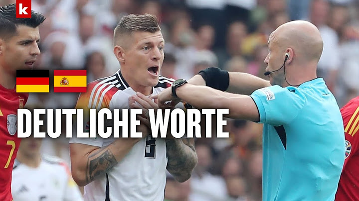 Kroos frustriert wegen Elfmeter-Szene und Schiedsrichter Taylor | Deutschland - Spanien 1:2