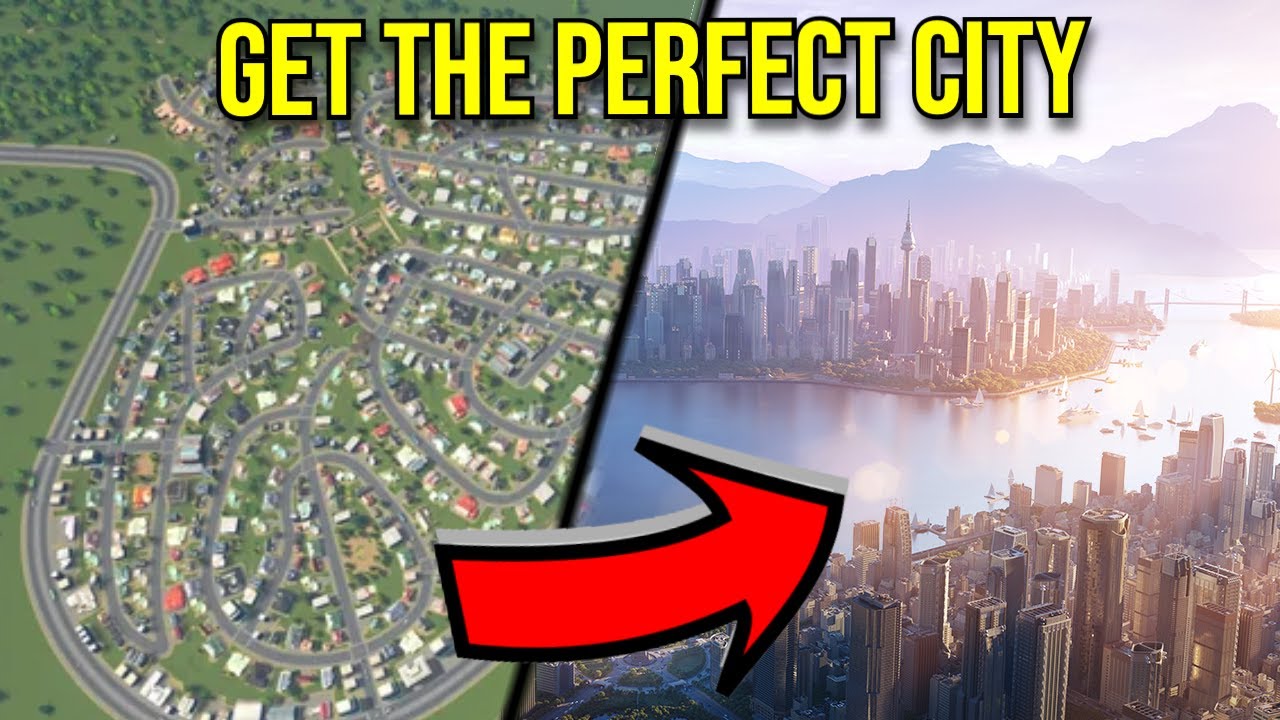 HOW TO BUILD THE PERFECT CITY IN CITY SKYLINES (CITY SKYLINE 2) - YouTube