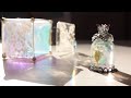 蝶が憩う光バーバリウム✨DIY Handmade jewelry box wire resin art project