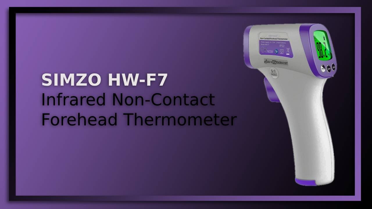 Does It Work? Simzo HW-F7 Forehead Thermometer - YouTube