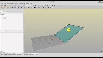 FreeCAD and Bullet Physics: Falling Box Test