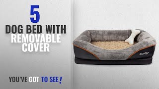 Top 5 Dog Bed With Removable Cover [2018 Best Sellers]: JOYELF Memory Foam Dog Bed Small Orthopedic