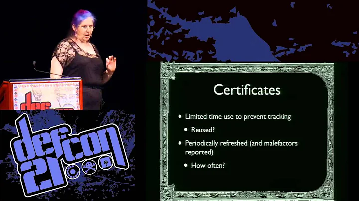 DEF CON 21 - Christie Dudley - Privacy In DSRC Con...