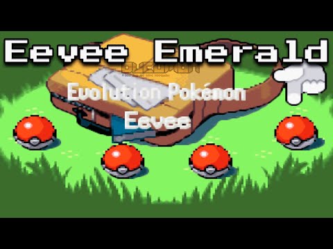 Pokemon Eevee Emerald - GBA Hack ROM you has 4 options to choose as Pokemon Starter @Ducumoncom