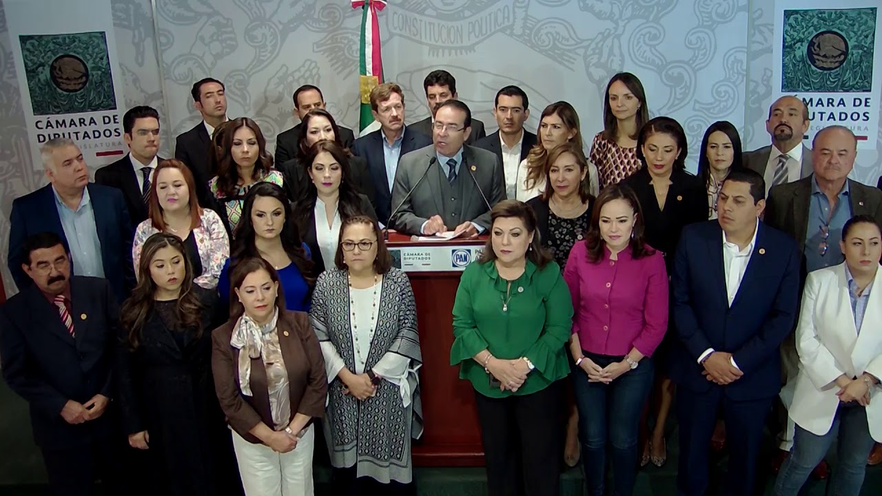 Conferencia de prensa de diputadas y diputados del PAN mexico primera division