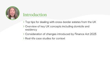 UK & Cross Border Estates - Top Tips & Practicalities Explored - Webinar