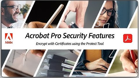 Encrypt PDFS with Certificates using the Protect Tool