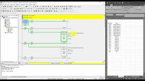 Simulasi Running Light 8 Lampu Menggunakan CX-Programmer