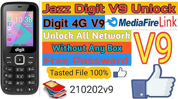 Jazz digit 4g mobile unlock v9 ,jazz digit 4g mobile unlock v9 File,Free file No Password