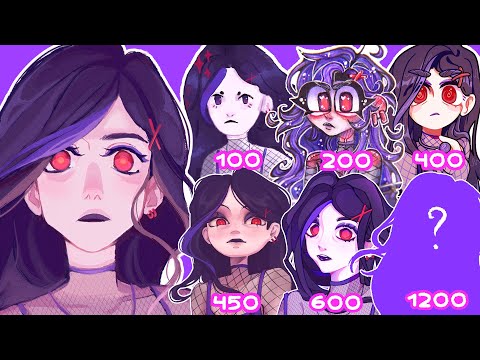 Заказала арты за 100, 200, 400, 600 и 1200 рублей | 11 художников | Speedpaint