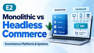 E2 | Monolithic vs Headless Commerce | Ecommerce Platforms & Systems | Uplatz